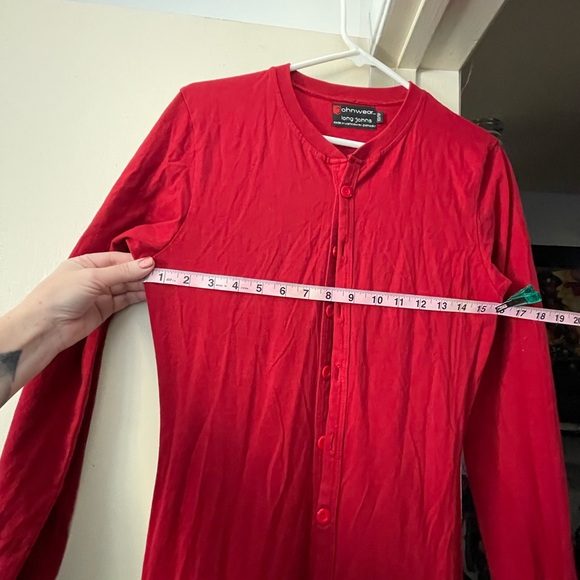 CUSTOM MADE Long John’s NO PEEKING  drop drawers Christmas pajamas - Picture 3 of 6